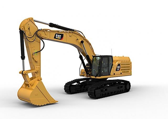 Caterpillar 352 excavator specs & dimensions (2020 - 2025