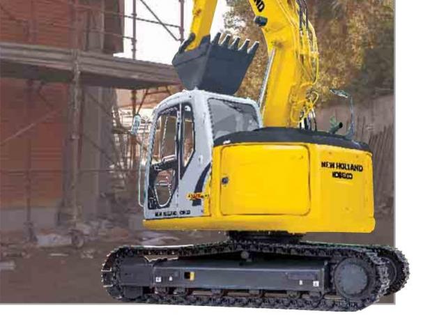 New Holland E 135 B SR excavator specs (2008 - 2012