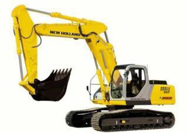 New Holland E 265 LC excavator specs & dimensions (2006 - 2007