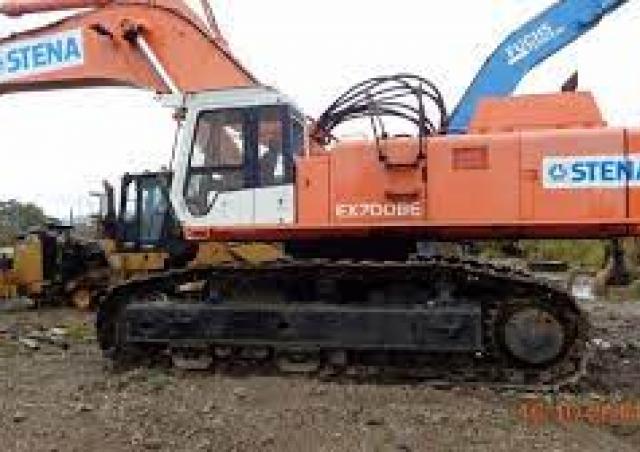 Hitachi EX 700 BE excavator specs & dimensions (1988 - 1997