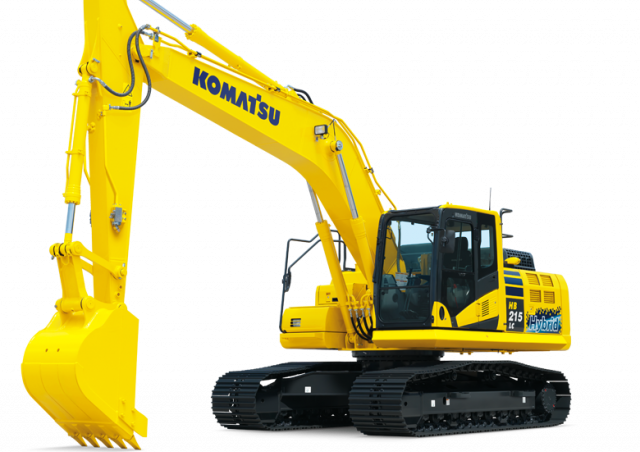 Komatsu HB215LC-3 excavator specs & dimensions (2018 - 2021
