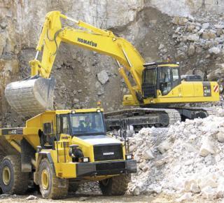 Komatsu PC450LC-7 excavator specs & dimensions (2004 - 2005