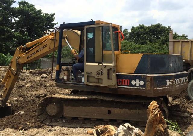 Komatsu PC100-3 excavator specs & dimensions (1988 - 1995