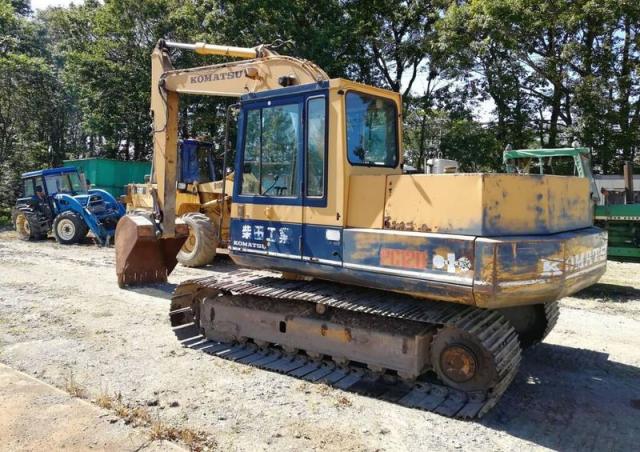 Komatsu PC120-3 excavator specs & dimensions (1988 - 1995