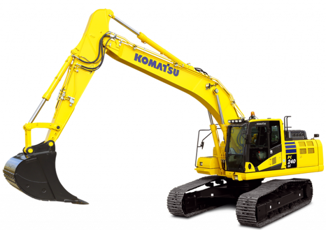 Komatsu PC240LC-11E0 excavator specs & dimensions (2021 - 2026