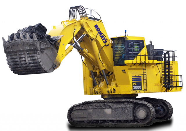 KOMAT'SU PC3000 Super Shovel模型 nzgconst6131-1-50-komatsu-