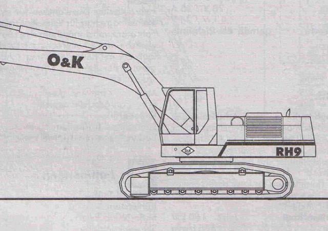 O&K RH 9 excavator specs (1995 - 1999) | Diggers | LECTURA Specs
