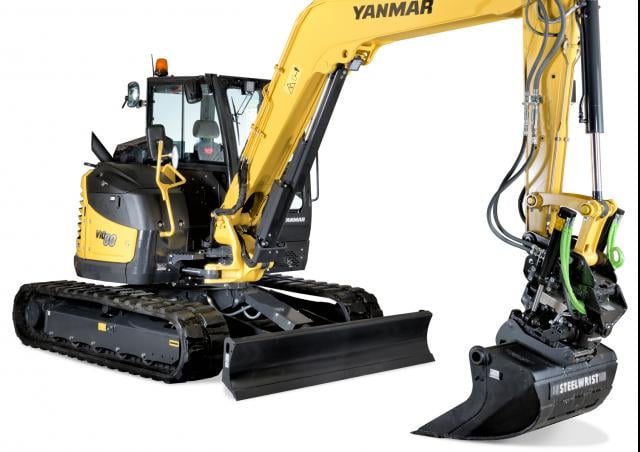 Yanmar VIO 80-1 ACR excavator specs & dimensions (2016 - 2024