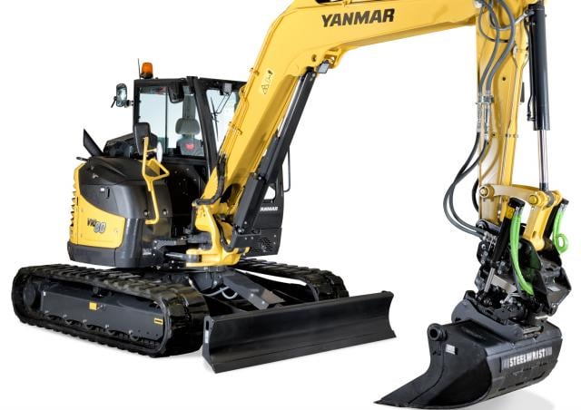 Yanmar ViO80-1 excavator specs & dimensions (2019 - 2024