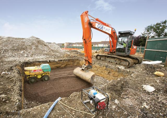 Hitachi ZX 130 LCN excavator specs & dimensions (2004 - 2007