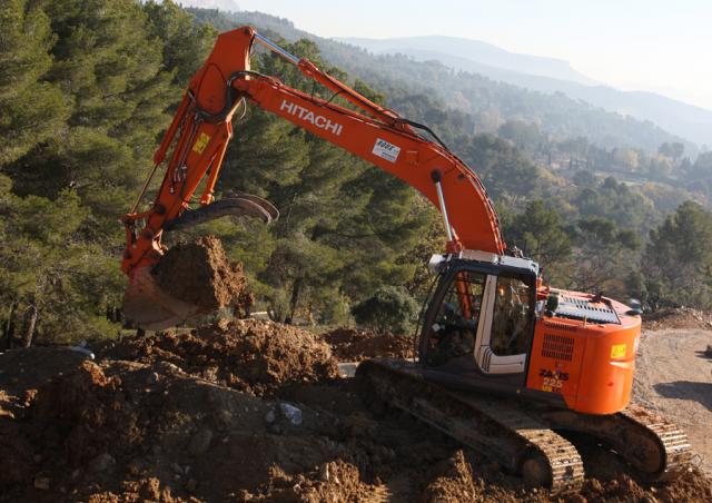 Hitachi ZX 225 USLC-3 excavator specs & dimensions (2007