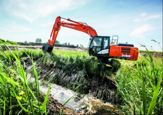 Hitachi ZX240N-6 excavator specs & dimensions (2016 - 2021
