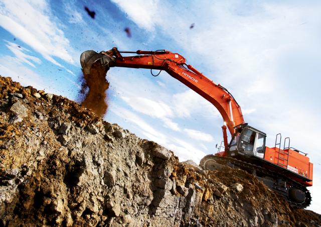 Hitachi ZX 670 LCH-3 excavator specs & dimensions (2006