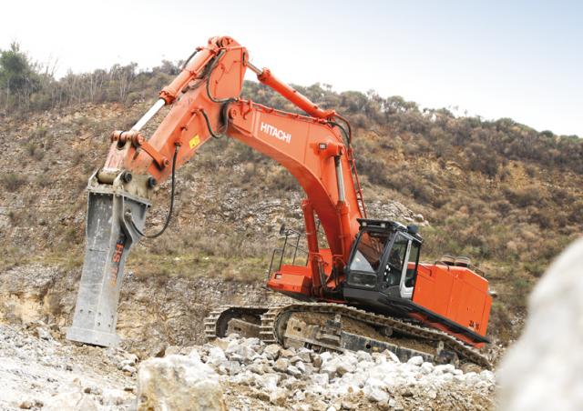 haです one of largest excavators in Germany HITACHI ZAXIS 870 XXL
