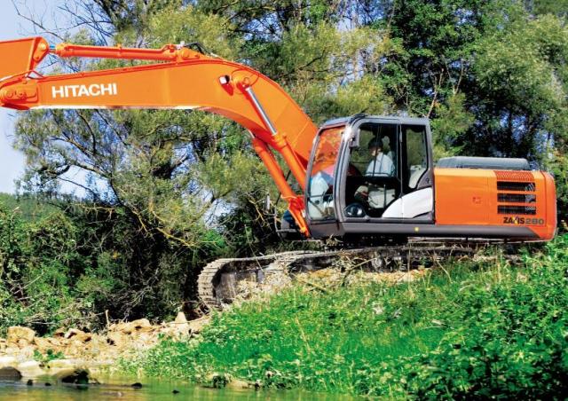 Hitachi ZX280LC-5G excavator specs & dimensions (2017 - 2026
