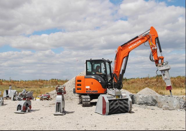 Hitachi ZX65USB-5A excavator specs & dimensions (2013 - 2019