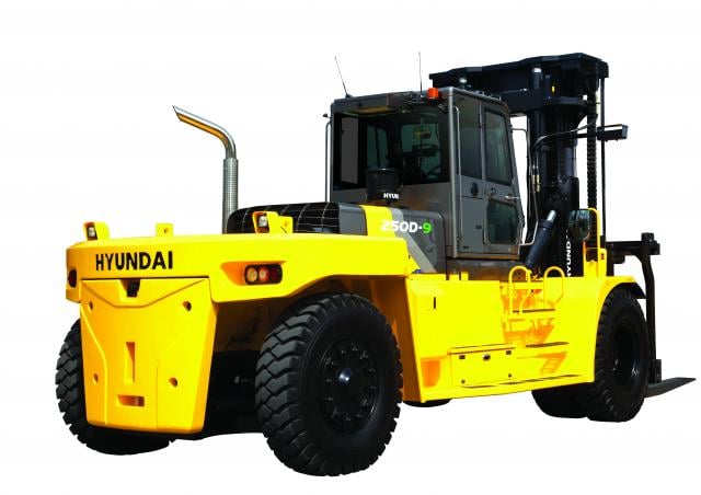 Hyundai 250 D 9 diesel forklift specs & dimensions (2016 - 2019