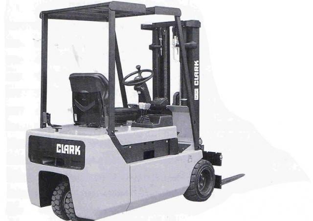 Clark CTM 16 S electric forklift specs & dimensions (1996 - 2003