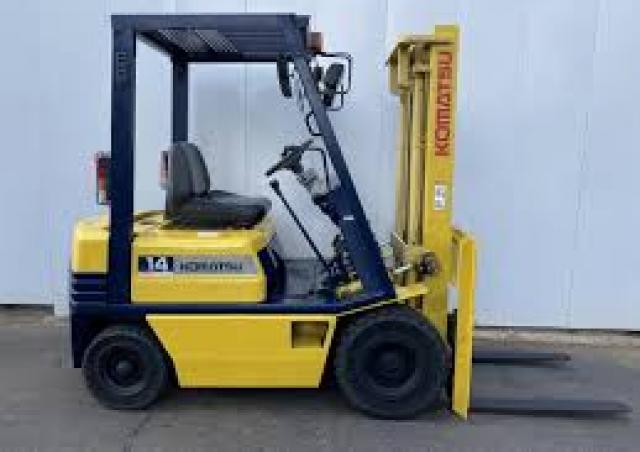 Komatsu FG 15 T-14 LPG forklift specs & dimensions (1987 - 1991