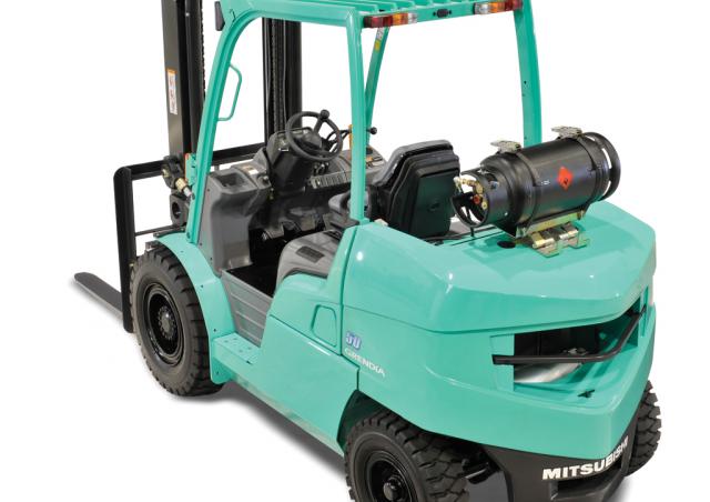 ブータン Mitsubishi FG50N LPG forklift specs & dimensions (2018