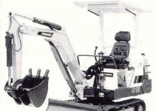 Yanmar B 12 excavator specs & dimensions (1988 - 1998) | Diggers