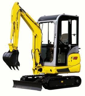 New Holland E 18 excavator specs & dimensions (2005 - 2007