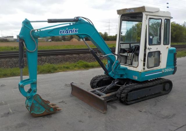Hanix N 300-2 excavator specs & dimensions (1988 - 1994) | Diggers