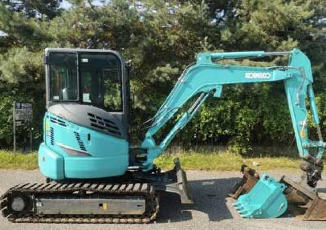 Kobelco SK 035 excavator specs & dimensions (2000 - 2003