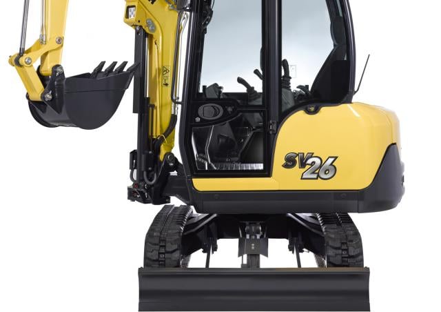 Yanmar SV26 Mini Digger Decal Set.