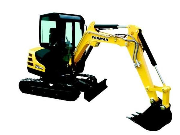 Yanmar SV26 Mini Digger Decal Set.