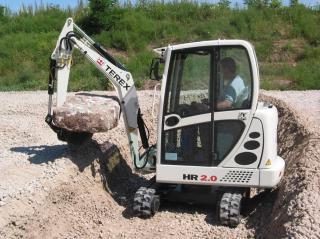 Terex TC 20 excavator specs & dimensions (2006 - 2016