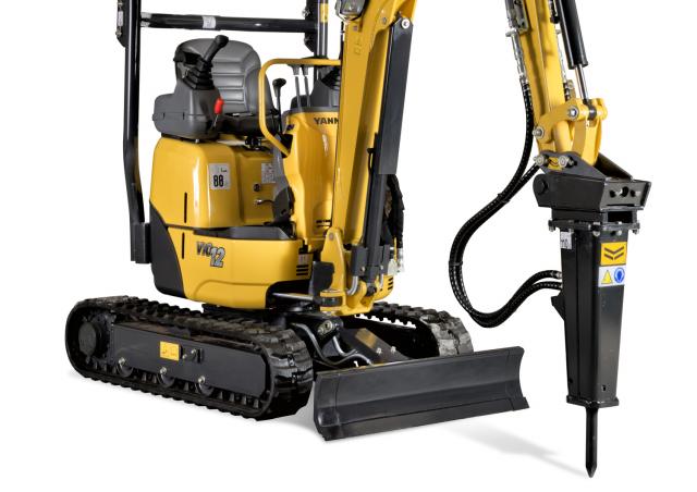 Yanmar VIO 12-2 A excavator specs & dimensions (2018 - 2024