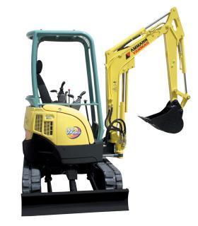 Yanmar VIO 20 excavator specs & dimensions (2003 - 2006