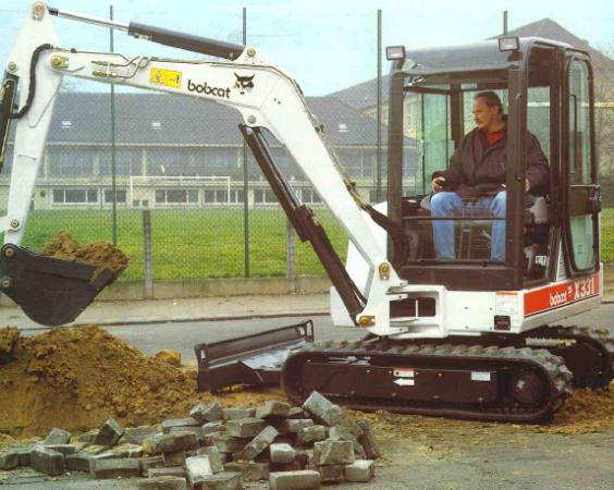 Bobcat X 331 excavator specs & dimensions (1993 - 2000