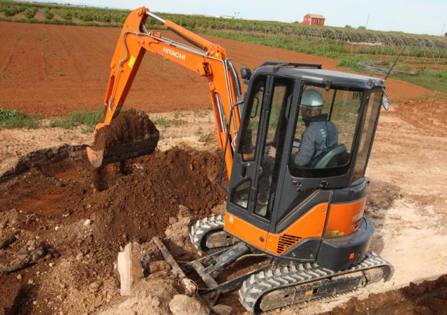 小物 Hito Hitachi Construction Machinery Model 1/30 Excavator ZX35U-5A