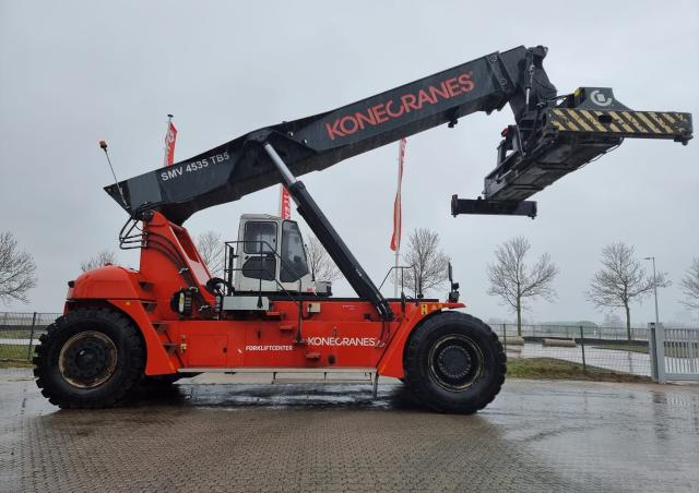 Konecranes SMV 4531 TB 6 reach stacker specs & dimensions (2011
