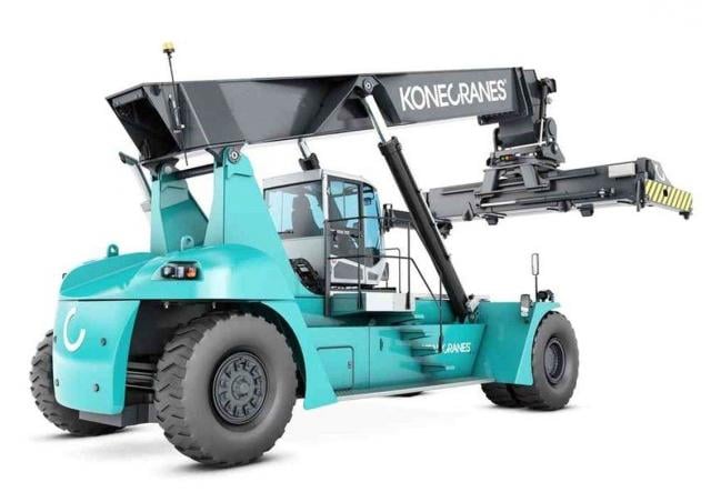 Konecranes SMV 4531 TC 5 reach stacker specs & dimensions (2014