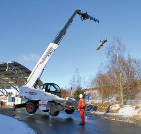 Bobcat TR40250 rotating telehandler specs & dimensions (2010
