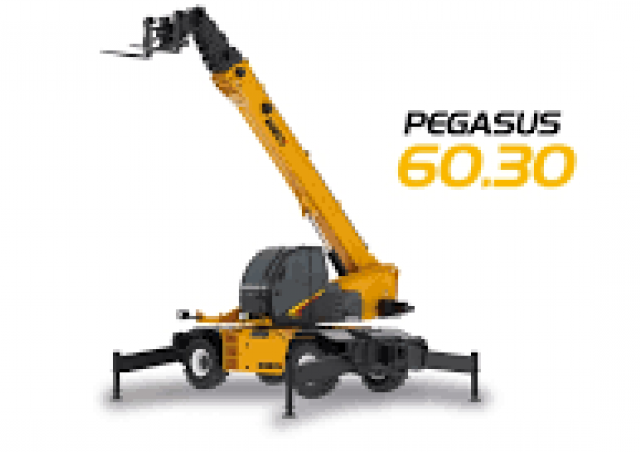 Dieci Pegasus 60.30 rotating telehandler specs (2022 - 2025