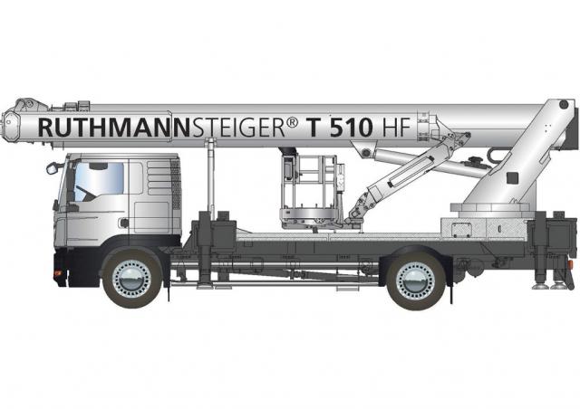 Ruthmann T 510 HF Specs (2016 - 2025) | Truck Mounted Telescopic Boom ...