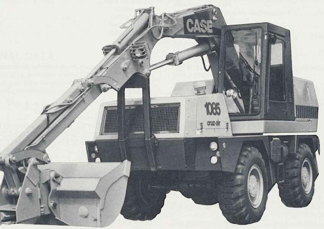 Case 1085 excavator specs & dimensions (1983 - 1987
