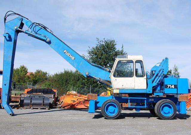 Fuchs 714 MU excavator specs & dimensions (1987 - 1995