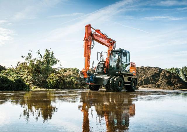 Hitachi ZX140W-6 excavator specs & dimensions (2017 - 2020