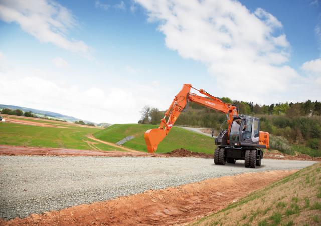 Hitachi ZX 145 W 3 excavator specs & dimensions (2010 - 2014