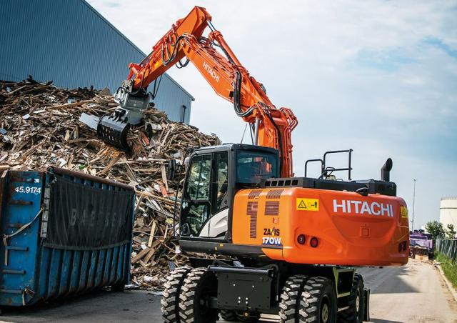 Hitachi ZX170W-6 excavator specs & dimensions (2017 - 2021