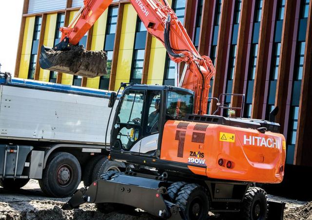 Hy Hitachi ZX190W-6 excavator specs & dimensions (2017 - 2021
