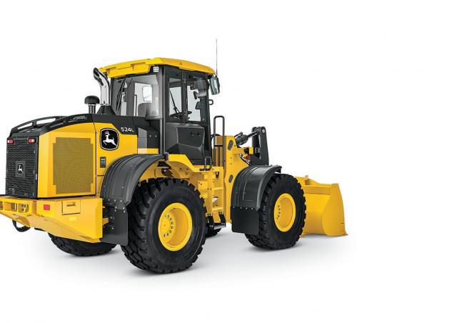 John Deere Construction 524K-II Wheel Loader Specs & Dimensions