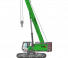 Crawler cranes - Telescopic boom Sennebogen 673E