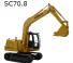 Crawler Excavators Lishide SC70.8