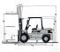 Caterpillar DP 40 Dimensions and Size